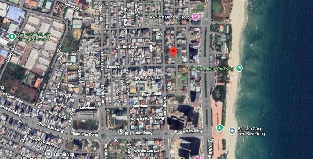 Siêu phẩm đất lê mạnh trinh ngang gần 12m sơn trà  sát ngã 4 loseby, thông biển