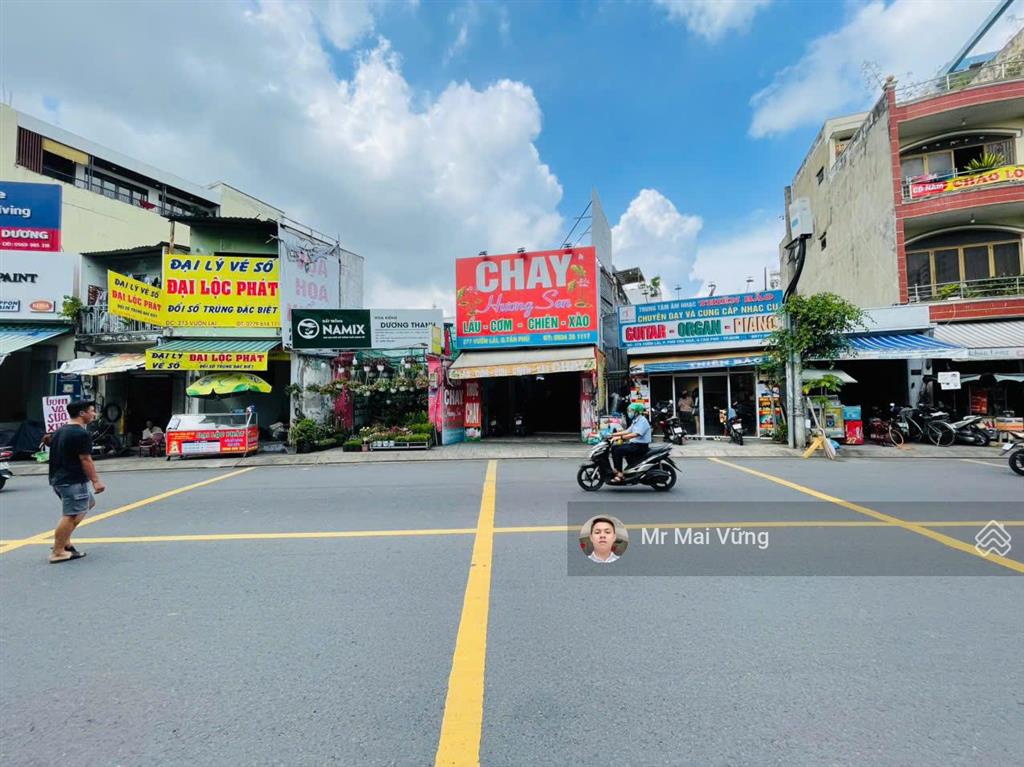 Bán nhà đường vườn lài, phường phú thọ hòa, tân phú mặt tiền kinh doanh, ngang đẹp 4.2m