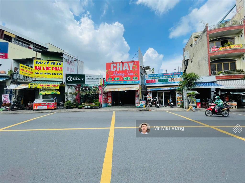 Bán nhà đường vườn lài, phường phú thọ hòa, tân phú mặt tiền kinh doanh, ngang đẹp 4.2m