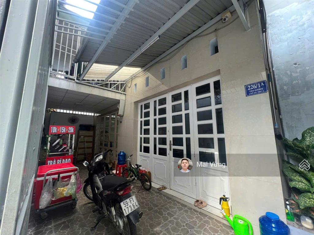 Bán nhà hẻm 226 tân hương, tân phú, hồ chí minh (8.3mx17m)