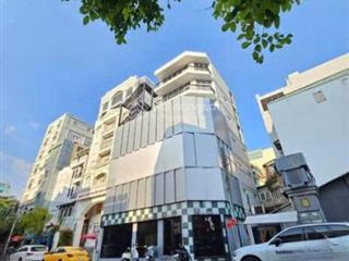 Cho thuê building góc 2mt  trần nhật duật, quận 1  8x18m  hầm 7 tầng  giá thuê 210 triệu