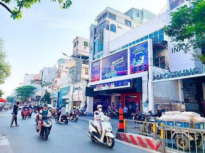 Cho thuê tòa nhà mặt tiền tô hiến thành, quận 10  6,5x30m  5 tầng thang máy  giá 135 triệu