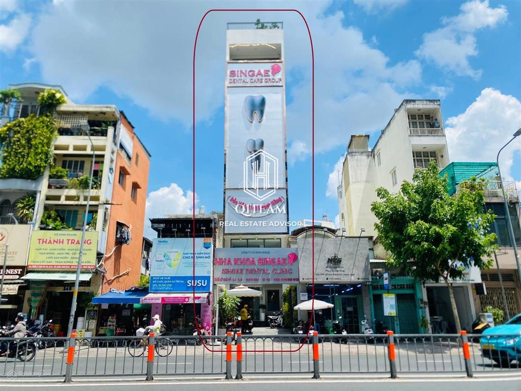 Cho thuê tòa nhà mặt tiền lý thái tổ, quận 10  5x30m  hầm 7 tầng  giá thuê 180 triệu tl