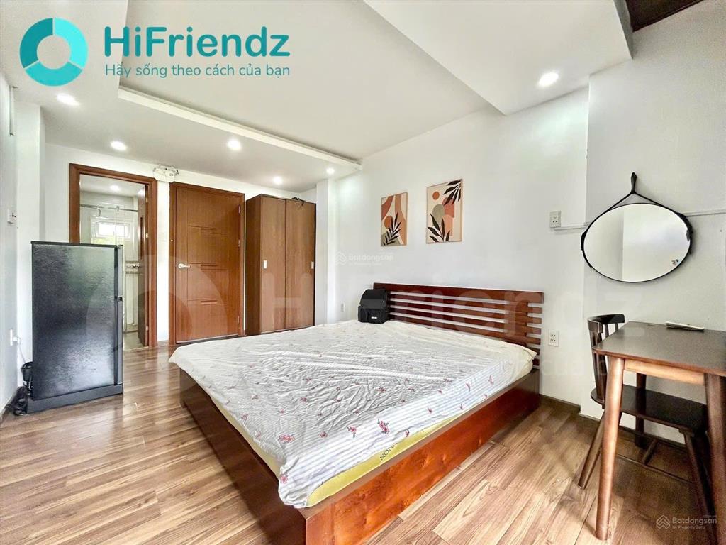 Căn hộ studio  ban công  tách bếp  view bờ kè hoàng sa  trường sa  gần cầu lê văn sỹ