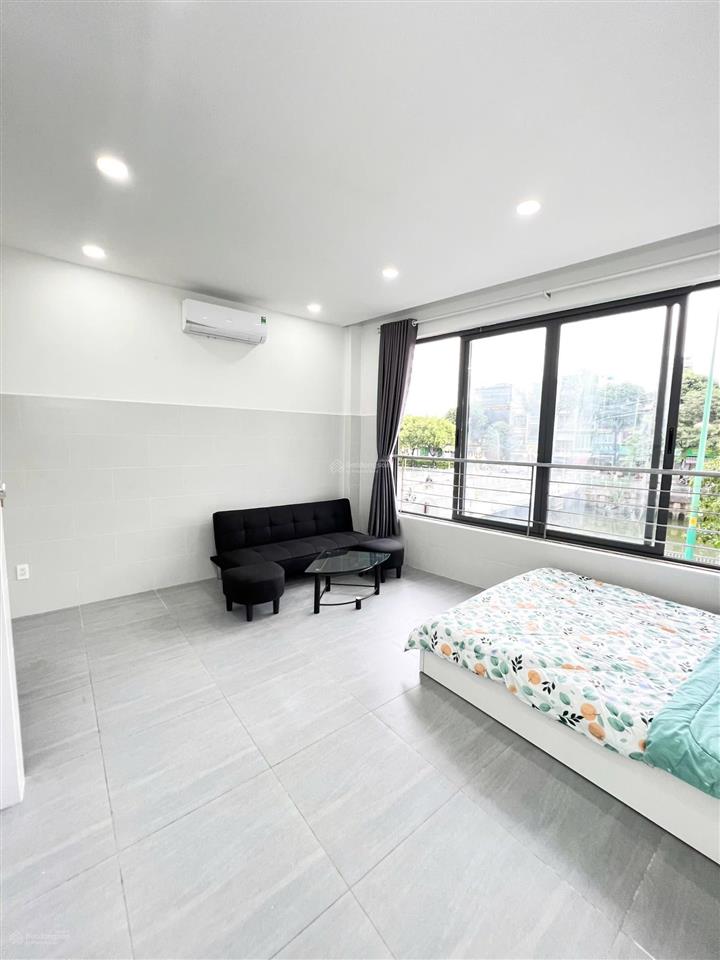 Cho thuê căn hộ studio | cửa sổ  view bờ kè trục hoàng sa  trường sa  gần ga sài gòn, trần văn đ