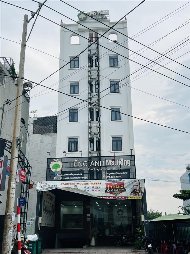 Bán chdv hà huy giáp  dòng tiền hơn 5%/năm  hầm, 7 tầng