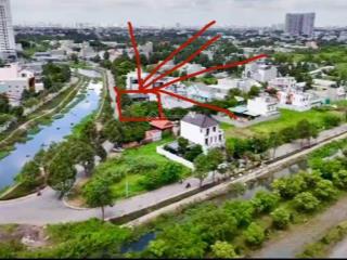 Bán lô biệt thự mặt sông 220m2  đường 12m  ngay mặt tiền sông đối diện bv hạnh phúc  giá 37tr/m2