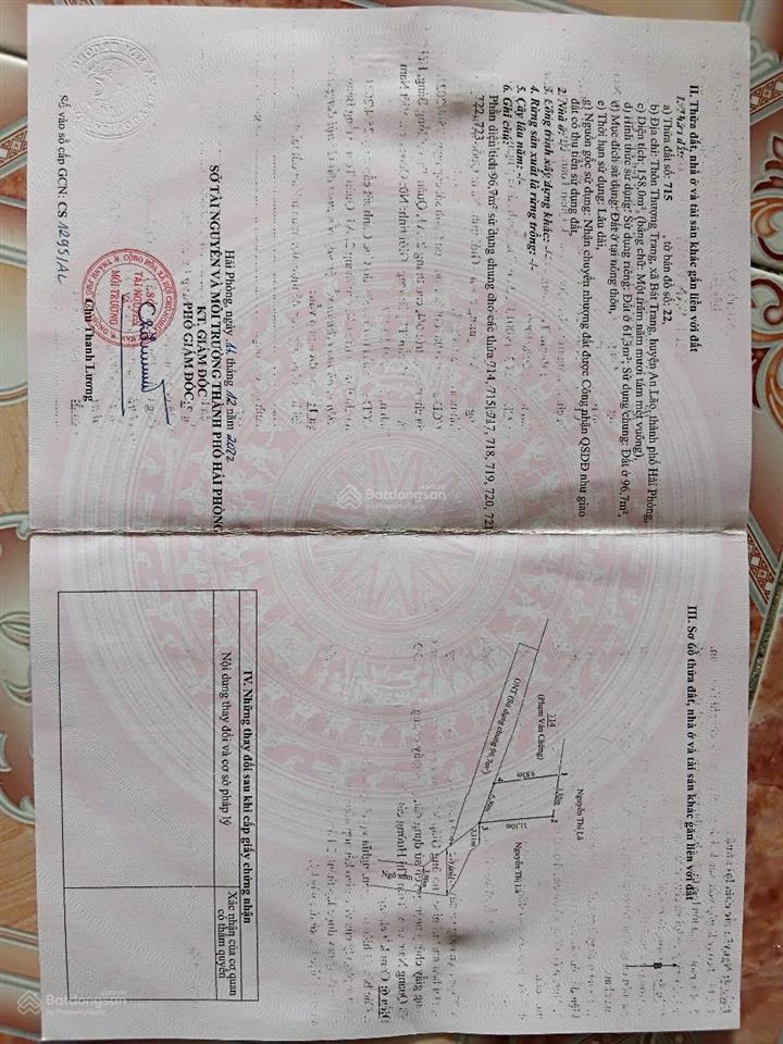 Lô góc đẹp thượng trang gần kcn tràng duệ gần chợ trường mầm non cấp 1 2 giá 810 triệu