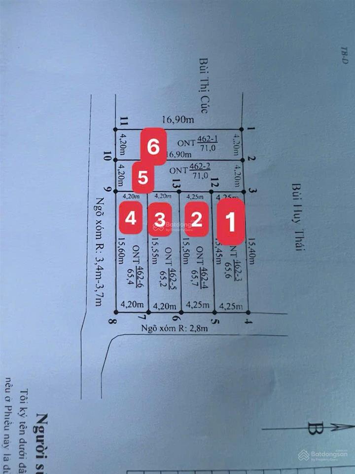 Lô góc 2 mặt tiền 65m2 chỉ 550 triệu! quá hợp lý tại thời điểm này luôn