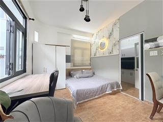 Cho thuê căn hộ 1pn tách bếp máy giặt riêng full nt ở lê hồng phong quận 5