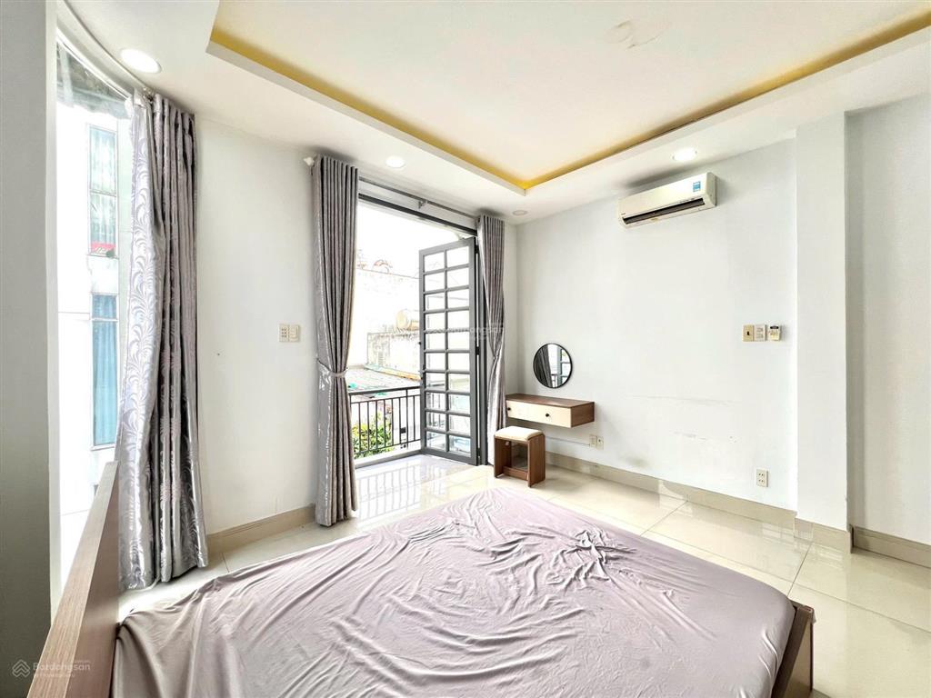Cho thuê căn 1pn tách bếp ban công thoáng mát full nội thất ngay cách mạng tháng tám quận 10