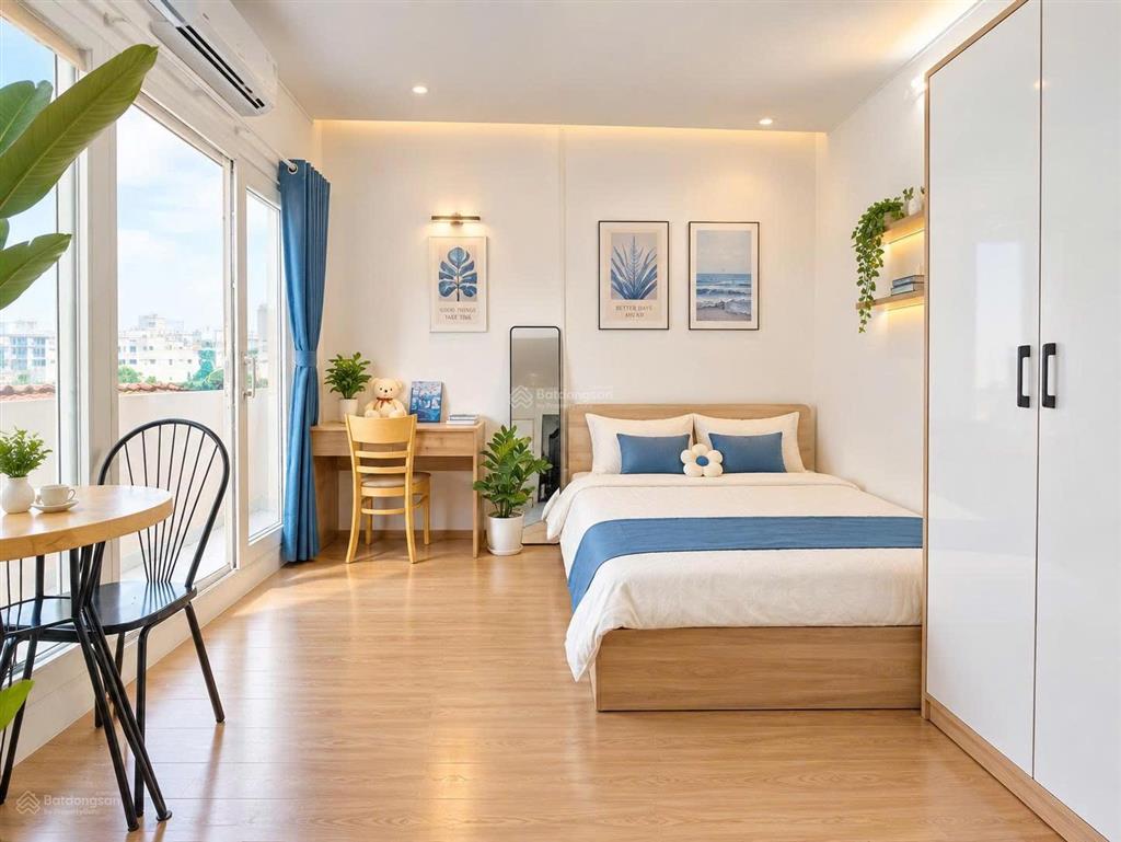 Cho thuê căn hộ studio ban công full nội thất ngay đường hoàng dư khương cao thắng, quận 10