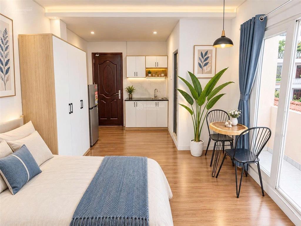 Cho thuê căn hộ studio ban công full nội thất ngay đường hoàng dư khương cao thắng, quận 10