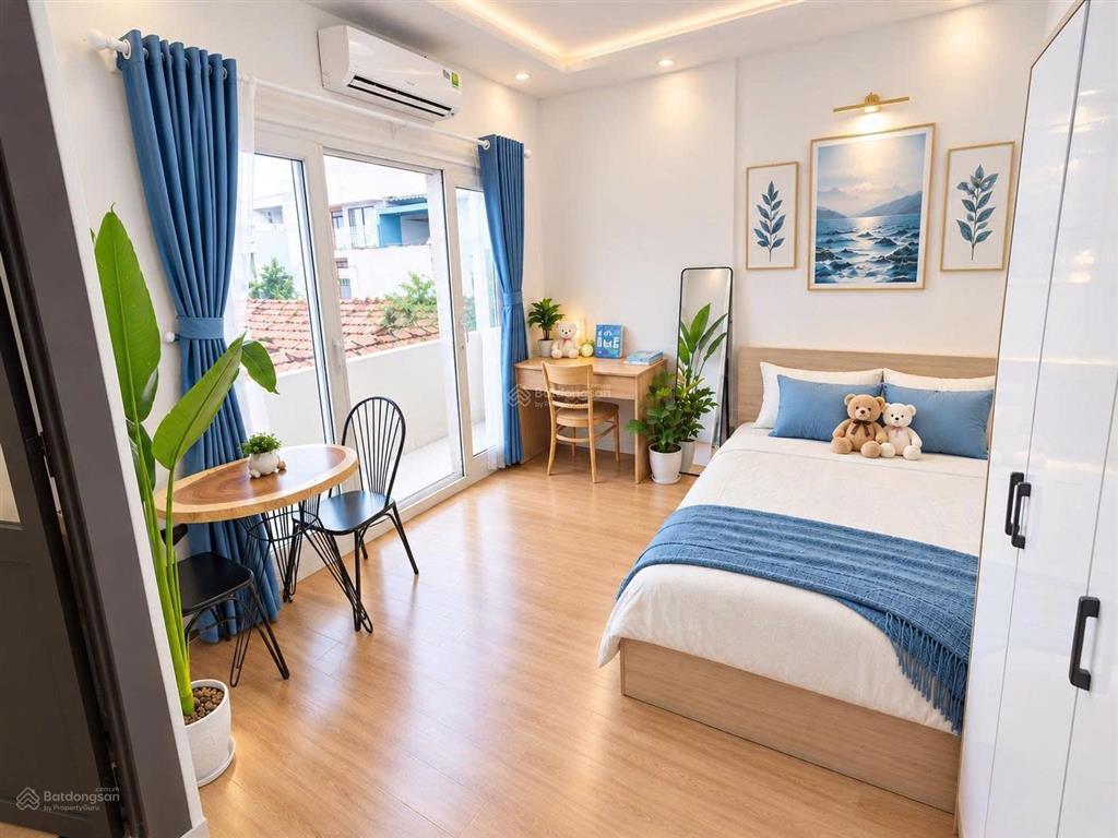 Cho thuê căn hộ studio ban công full nội thất ngay đường hoàng dư khương cao thắng, quận 10