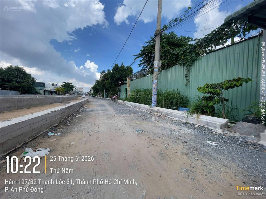Bán lô đất 717m2 mặt tiền kênh thạnh lộc 31, dt 18x40m, giá 18.5 tỷ tl