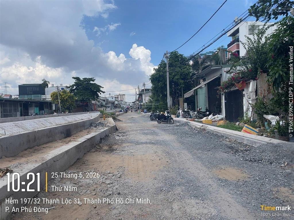 Bán lô đất 717m2 mặt tiền kênh thạnh lộc 31, dt 18x40m, giá 18.5 tỷ tl