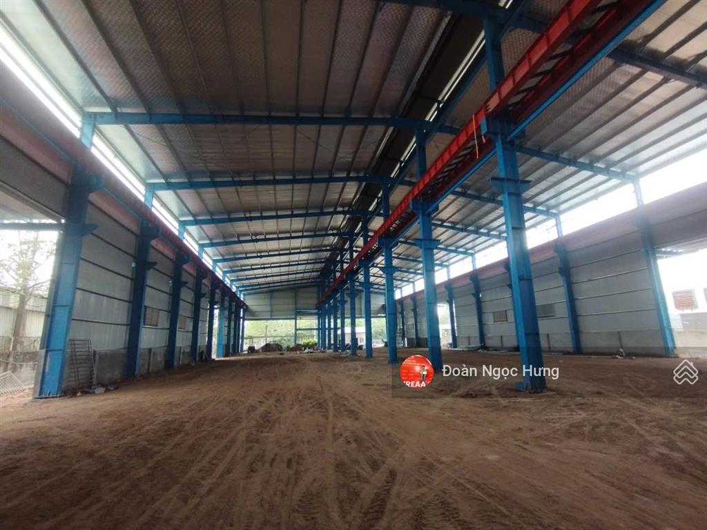 Cho thuê kho tiêu chuẩn cụm cn thạch thất, quốc oai, đường đại lộ thăng long, dt 5000m2, mới 100%