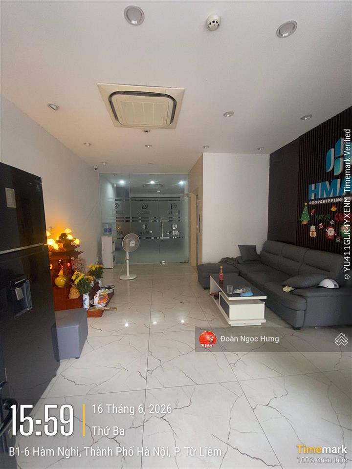 Cho thuê nhà vinhomes gardenia hàm nghi, dt 93m2, mt 6m nhà đẹp. thông sàn, thang máy, giá 50tr