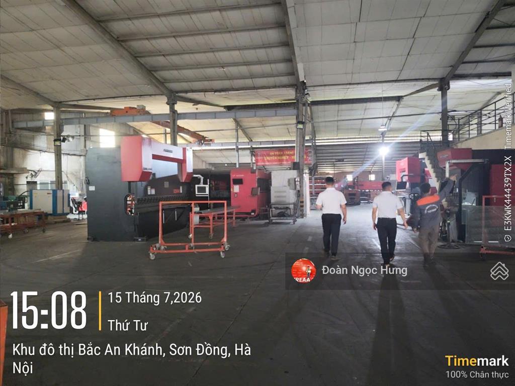 Cho thuê kho xưởng đại lộ thăng long, cạnh kđt bắc an khánh, dt 2130m², điện 3 pha, xe công, vat