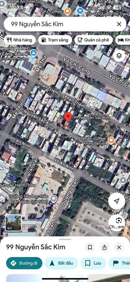 Cần bán đất đường nguyễn sắc kim lên sn 99 thuộc hoà xuân, cẩm lệ , đà nẵng