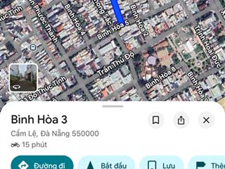 Bán nhà cấp 4 đường bình hòa 3 phường khuê trung quận cẩm lệ tp. đà nẵng