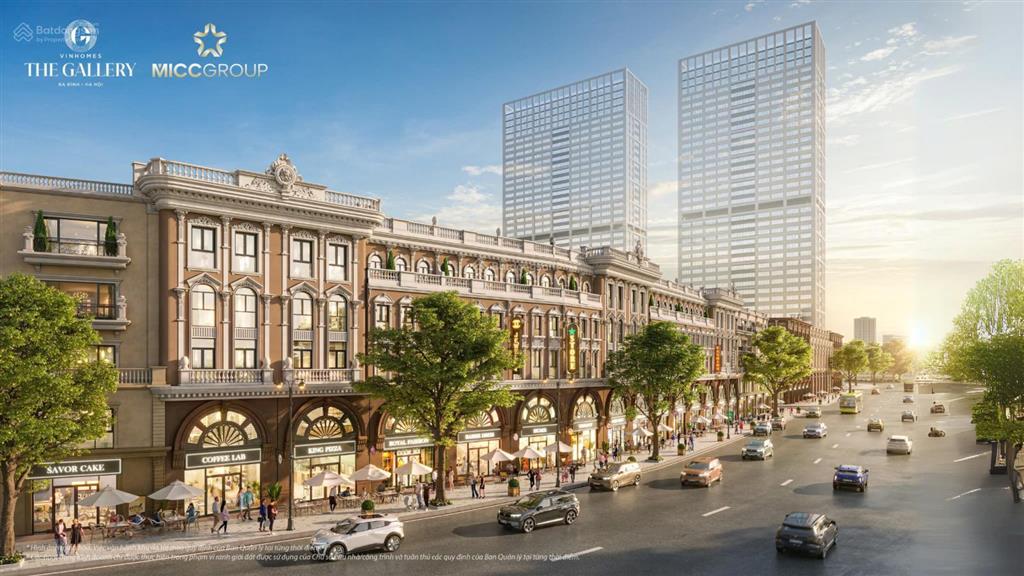 Shophouse vinhomes the gallery ba đình hà nội