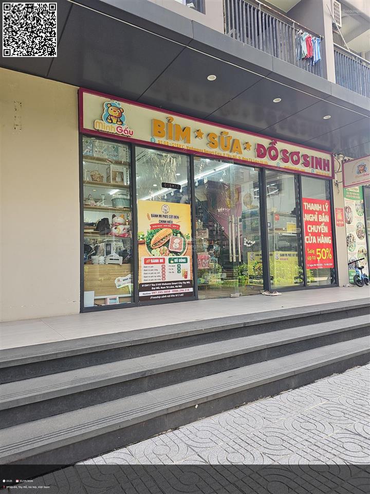 Bán shop 53,4m². sẵn hđ thuê lâu dài