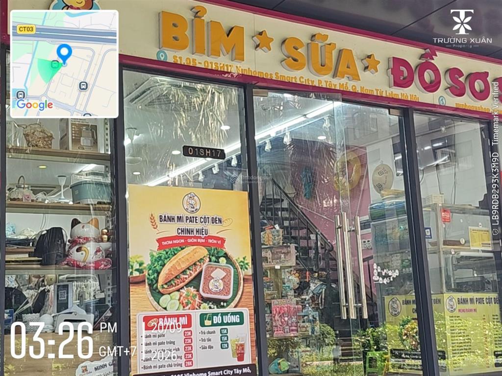 Bán shop 53,4m². sẵn hđ thuê lâu dài