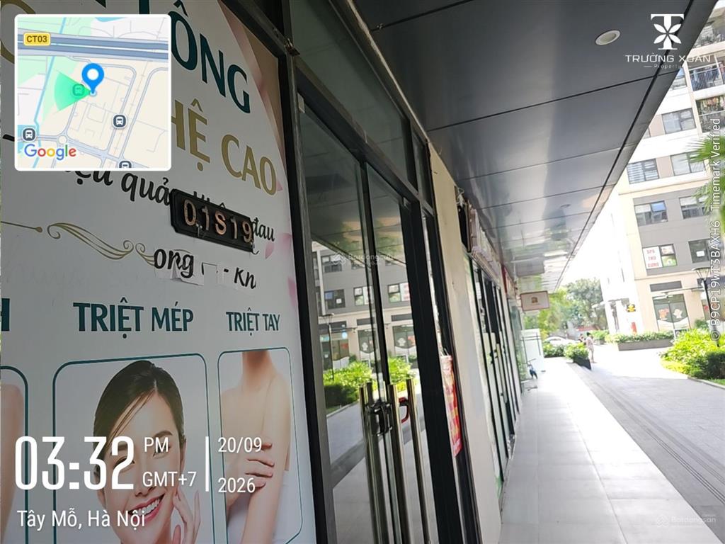 Bán shop 45.9m2. sẵn hđ thuê lâu dài
