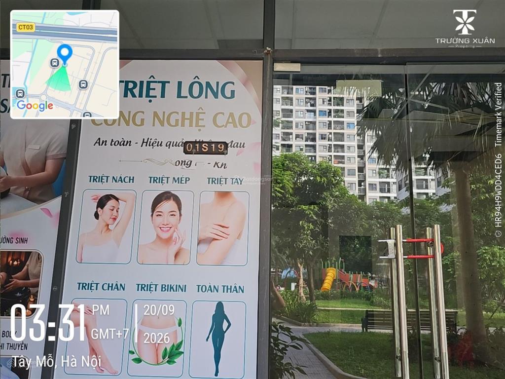 Bán shop 45.9m2. sẵn hđ thuê lâu dài