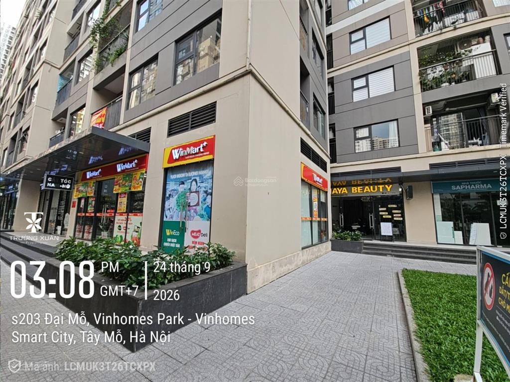 Bán shop 66.4m2, bán 18 tỷ, cho thuê 80tr/1 tháng