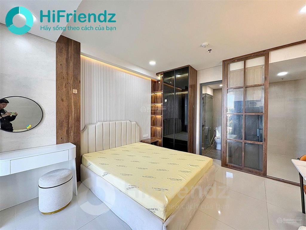 Chung cư mini 1 phòng ngủ  ban công  tách bếp cao cấp ngay metro tân cảng, hutech