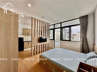 Căn hộ/phòng cho thuê 40m2 ban công đầy đủ nội thất trên đường bến vân đồn quận 4 gần cầu ông lãnh