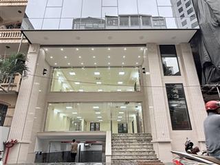 Cho thuê mp hoàng ngân, 220m2, 9 tầng, mt 12m, thông sàn, nhà mới, 2 thang máy