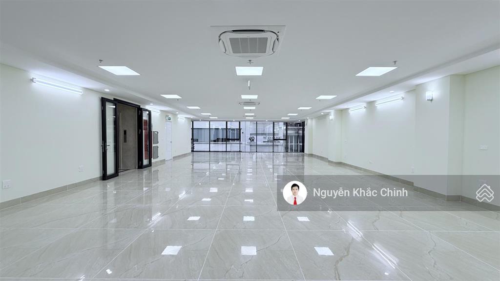 Cho thuê mp hoàng ngân, 220m2, 9 tầng, mt 12m, thông sàn, nhà mới, 2 thang máy
