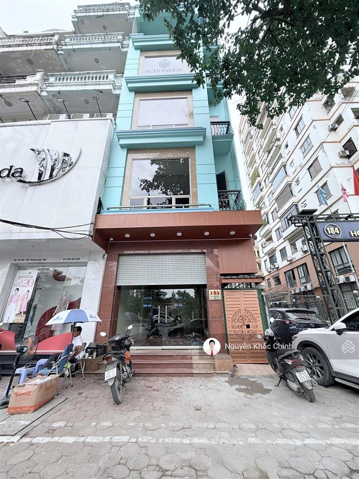 Cho thuê mp hoàng quốc việt, 85m2 x 6 tầng, lô góc, 55 triệu/tháng