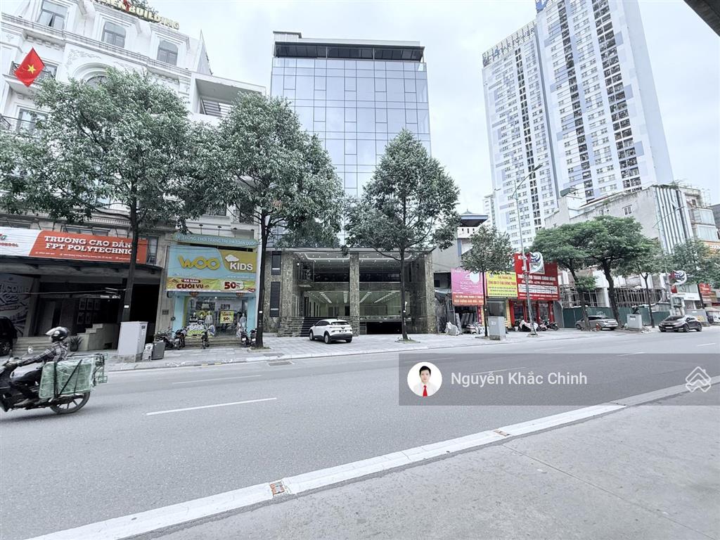 Cho thuê mp quang trung, 700m2, 10 tầng, mt 20m, thông sàn, pccc, nhà mới, 550tr