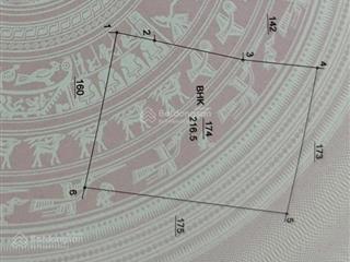 Bán đất dt 216m2 đồng gành gà an hải  lý sơn, view bãi tắm hang câu, ngang 12m giá 2.8 triệu/m2
