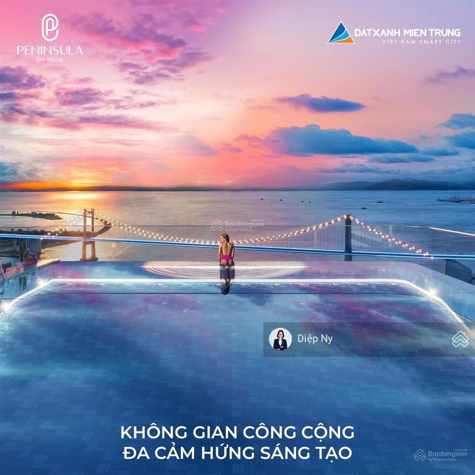 Mua ngay căn 2pn toà peninsula đà nẵng view sông hàn, sở hữu lâu dài, giá hấp dẫn giai đoạn 1