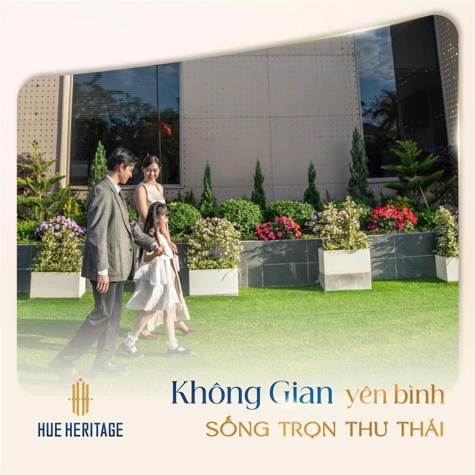 Căn hộ cao cấp huế heritage  tổ ấm hoàng gia giữa lòng cố đô huế  căn 3pn giá chỉ 4, x tỷ đồng