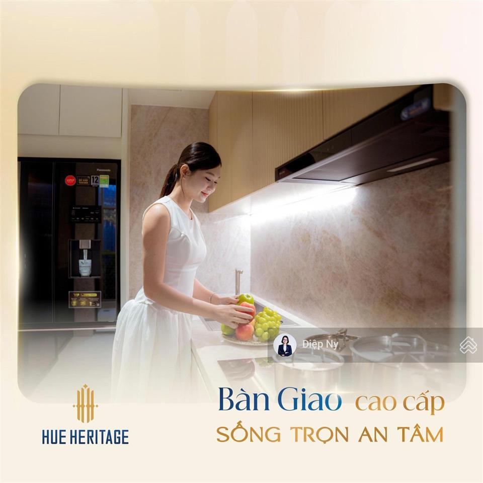 Căn hộ cao cấp huế heritage  tổ ấm hoàng gia giữa lòng cố đô huế  căn 3pn giá chỉ 4, x tỷ đồng