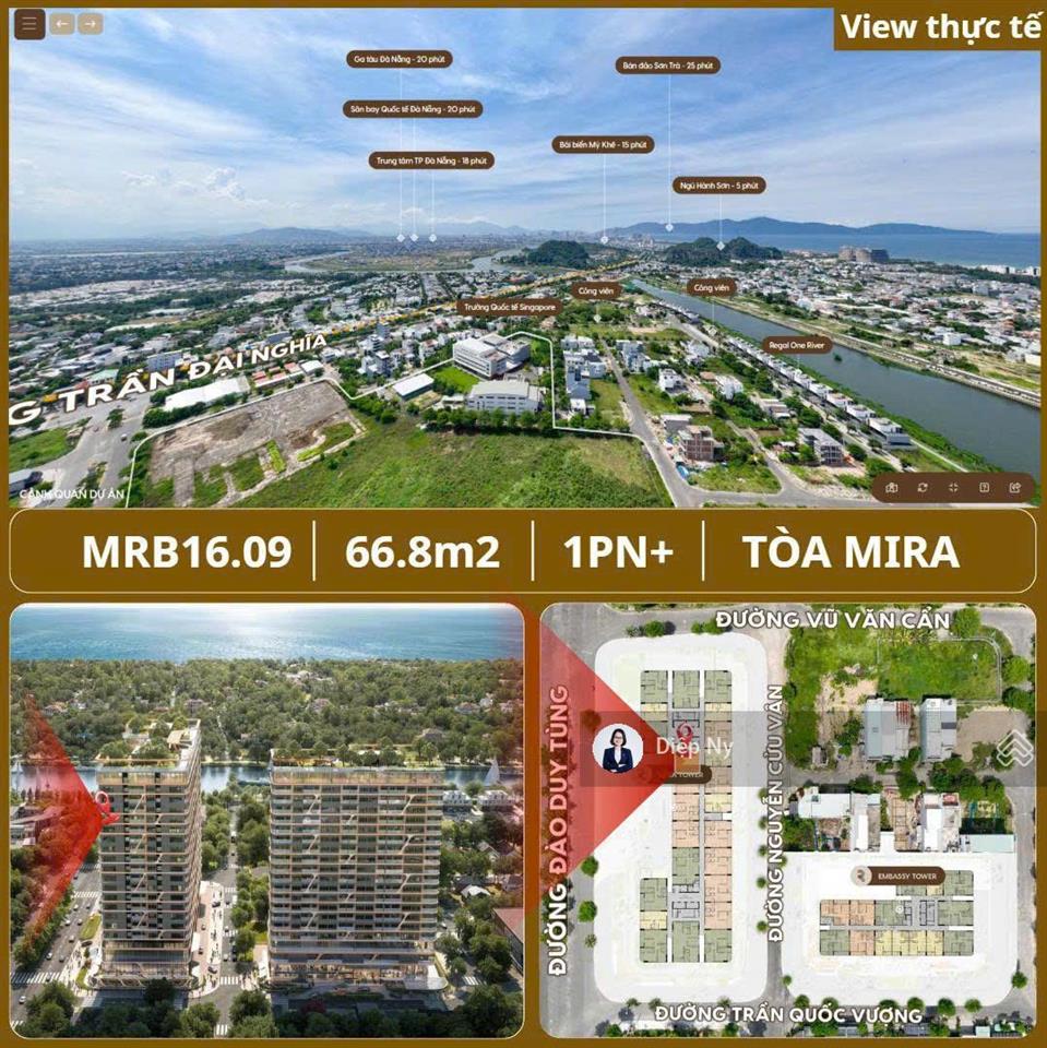 Căn 2pn tầng cao 16, view thoáng giá tốt chung cư hạng sang thế hệ mới regal complex đà nẵng