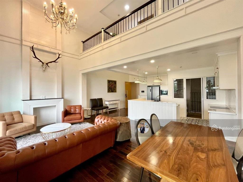 Quảng cáo thật  hình thật, 5 phòng ngủ duplex vista verde thông tầng  dt 195m2  sẵn sổ hồng