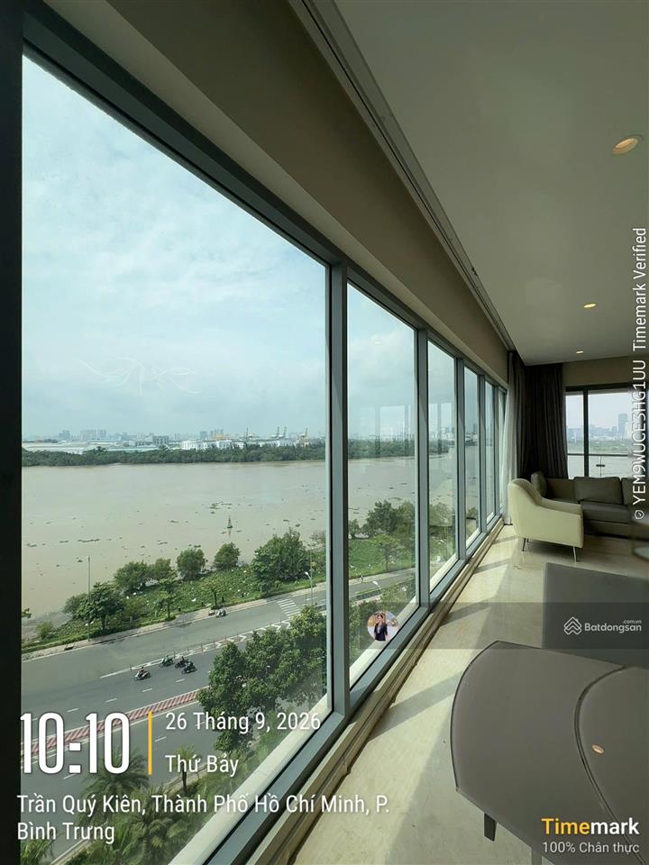 Hình xác thực | 2 phòng ngủ trực diện sông paroma ko chắn  layout hiếm full kính