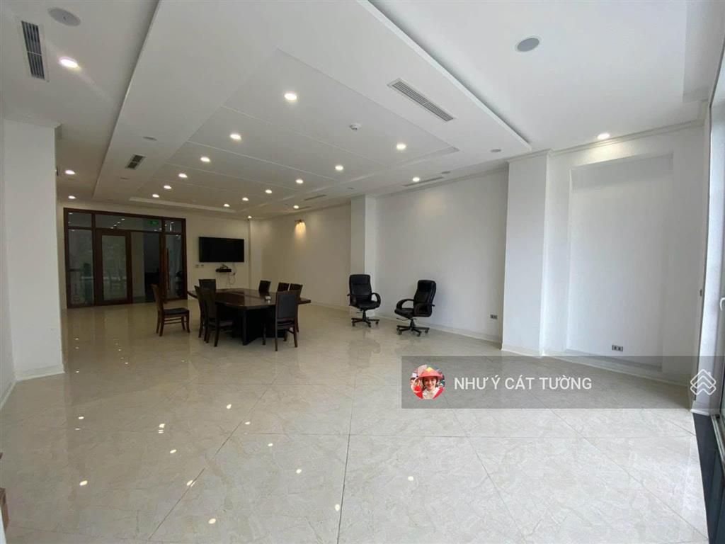 Cho thuê tòa vp mới tinh mặt phố phố trung kính, trung hòa cầu giấy nhà mới thang máy 195t/ tháng