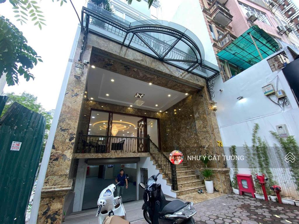 Cho thuê tòa vp mới tinh mặt phố phố trung kính, trung hòa cầu giấy nhà mới thang máy 195t/ tháng