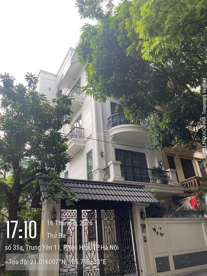 Cho thuê phân lô trung yên 11. dt 115m2 * 4 tầng, lô góc, chia phòng, giá 40 triệu/tháng