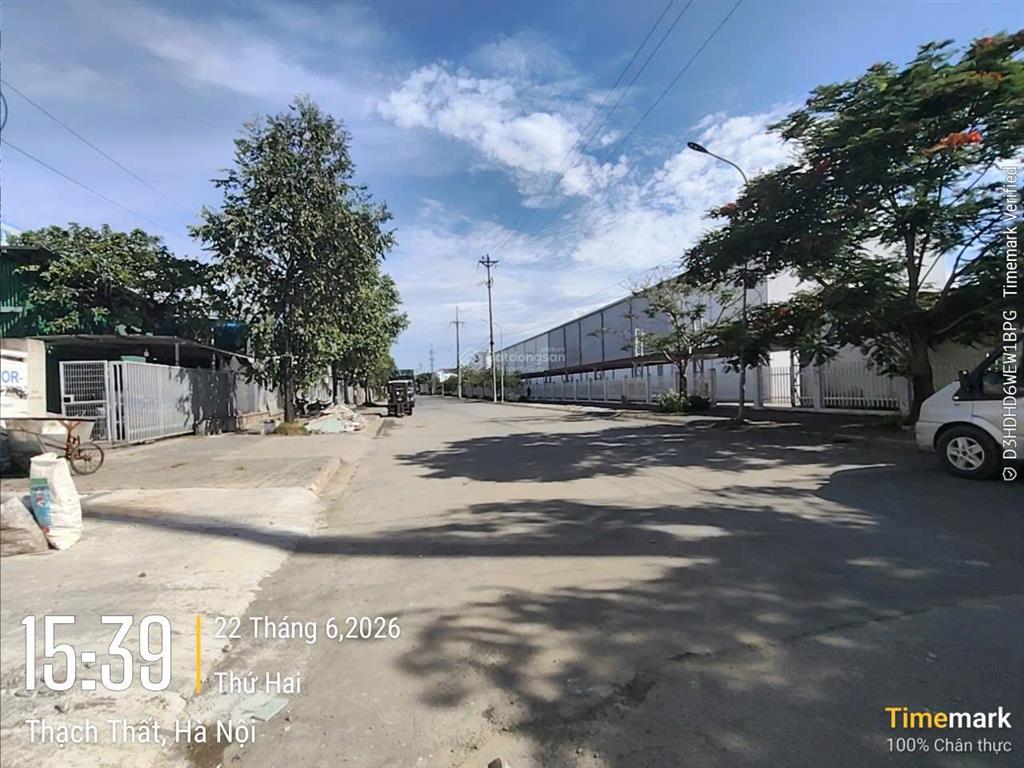 Cho thuê kho, xưởng tại kcn thạch thất. dt 5000m có cắt lẻ. khung zamil, pccc tự động, có vat