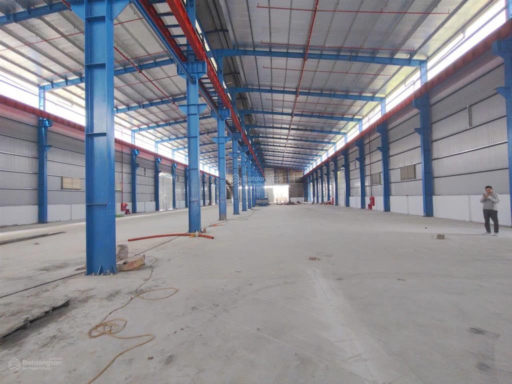 Cho thuê kho, xưởng tại kcn thạch thất. dt 5000m có cắt lẻ. khung zamil, pccc tự động, có vat