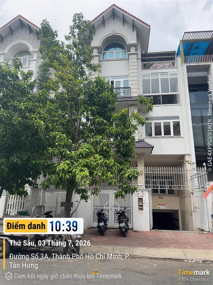 Cho thuê tầng trệt làm văn phòng tại him lam, phường tân hưng, tp. hcm. 190m². 35,5tr/tháng